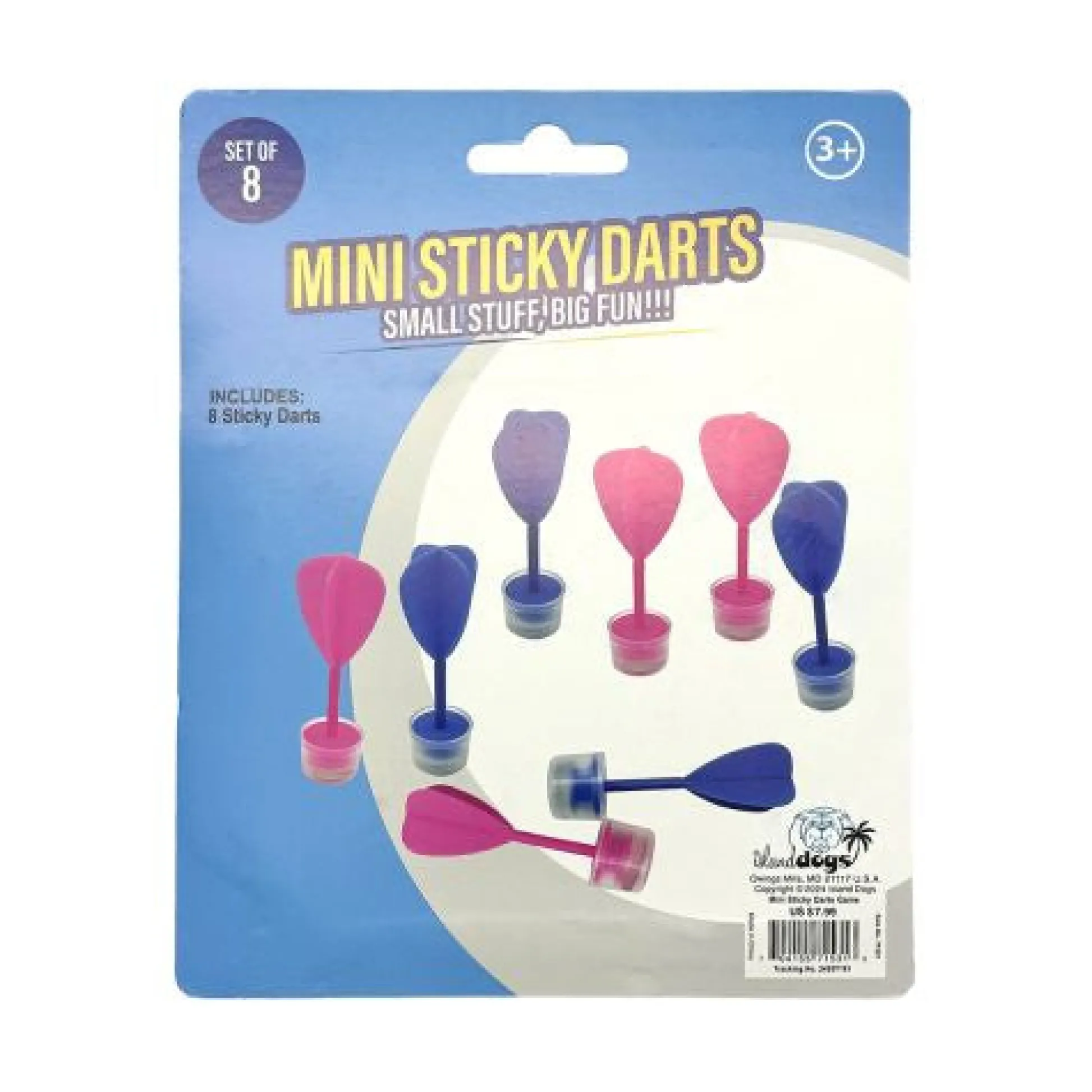 Calendar Holdings, LLC Mini Sticky Darts Game - Fun Target Shooting For All Ages* Family & Entertainments Games