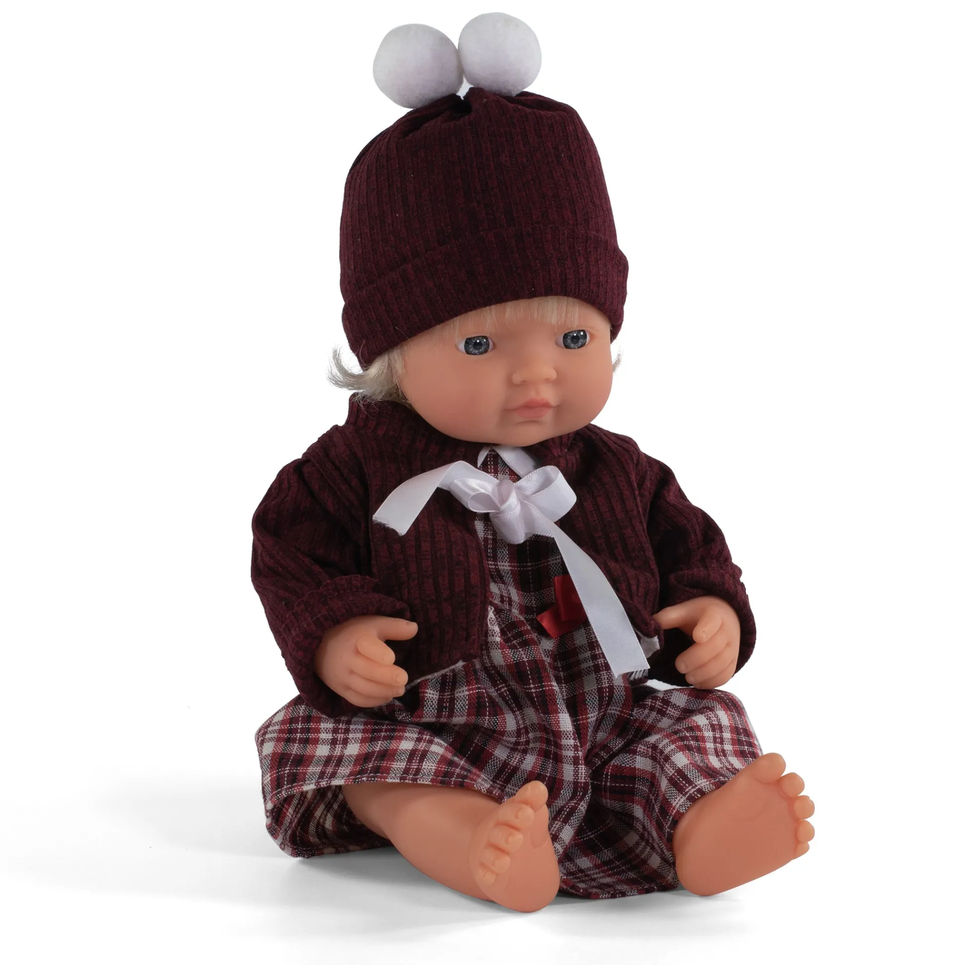 Educators Resource Miniland 15 inch Baby Doll - Blonde Hair, Blue Eyes* Baby Dolls|Stuffed Animals & Plush Toys