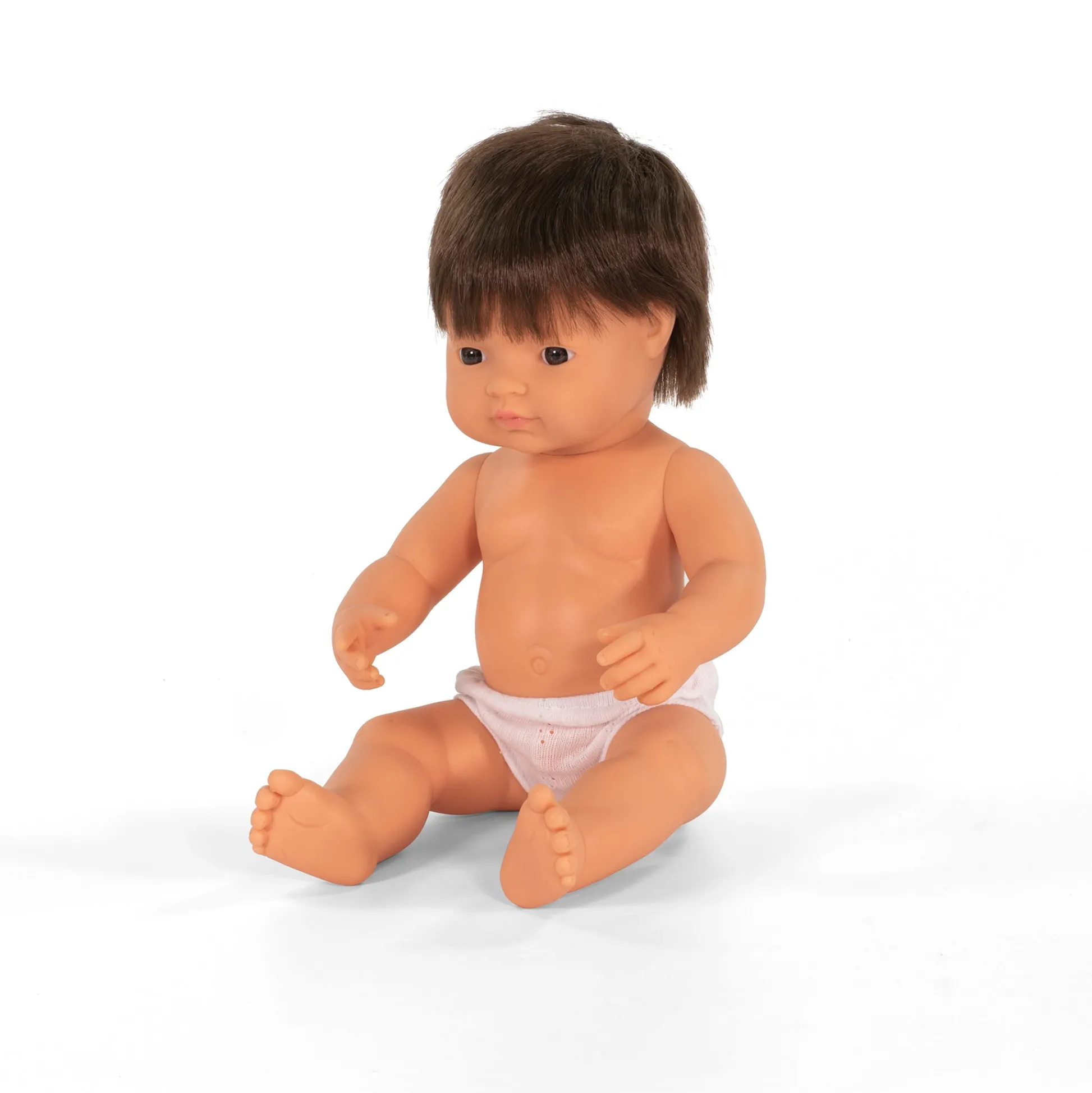 Educators Resource Miniland 15 inch Baby Doll - Brunette Hair* Baby Dolls|Stuffed Animals & Plush Toys