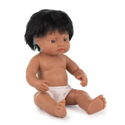 Educators Resource Miniland 15 inch Playmate Doll with Hearing Aid - Embracing Diversity* Rag Dolls|Stuffed Animals & Plush Toys