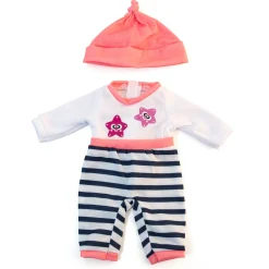 Educators Resource Miniland Cold Weather Salmon Pajamas for 12-5/8" Dolls* Stuffed Animals & Plush Toys