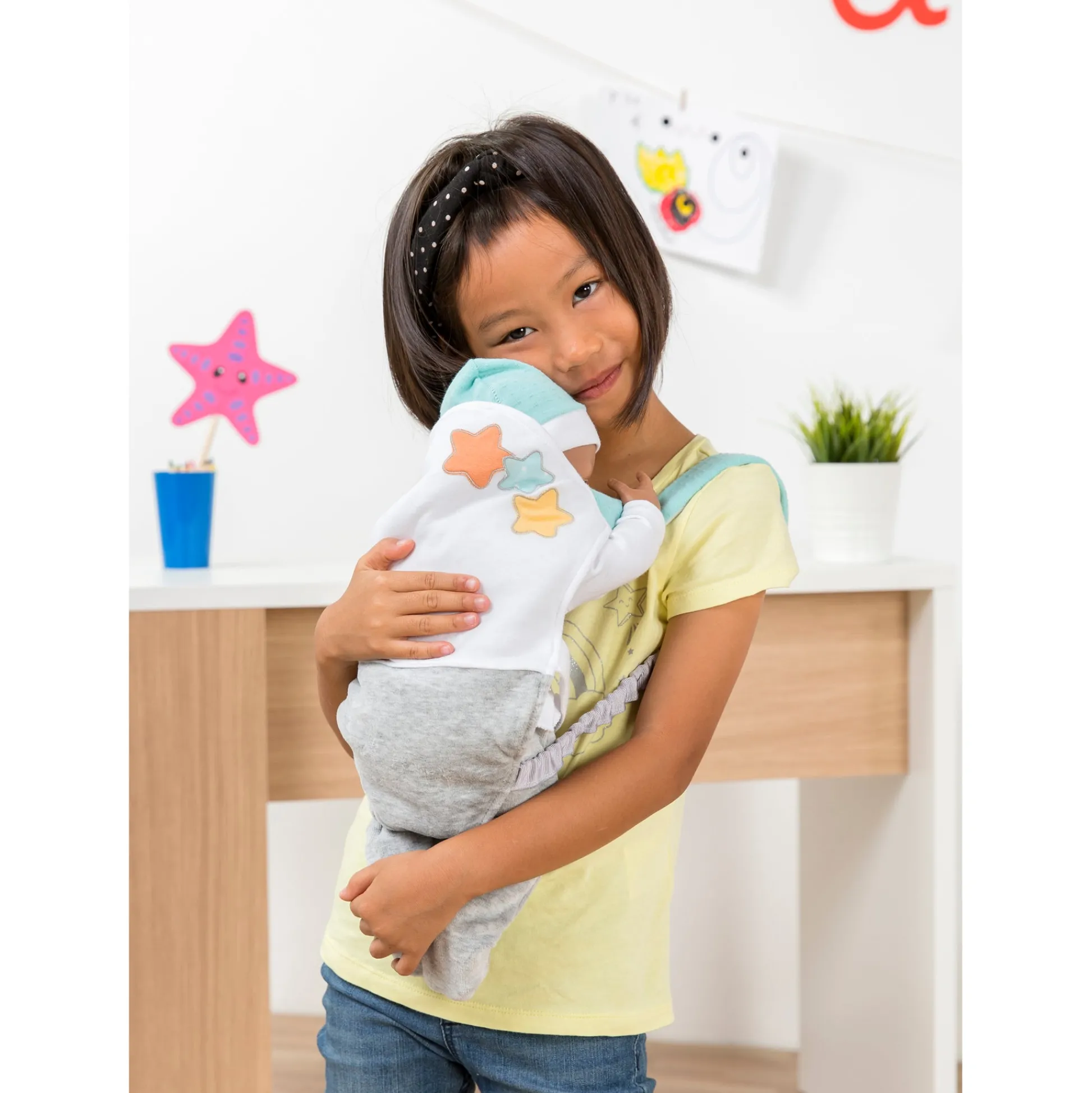 Educators Resource Miniland Cozy Carrier Playset for 15" Dolls - Gender Neutral* Stuffed Animals & Plush Toys