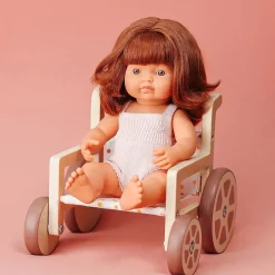 Educators Resource Miniland Eco-Friendly Wooden Wheelchair Doll Accessory* Stuffed Animals & Plush Toys|Social & Emotional Skills