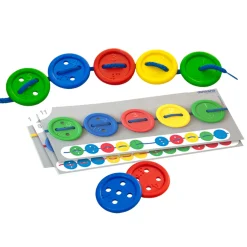 Educators Resource Miniland Educational Activity Buttons Set - 57 Pieces for Learning and Development* Preschool Education Toys & Activities
