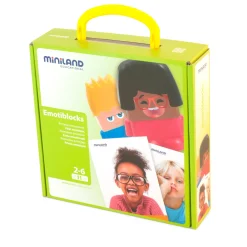 Educators Resource Miniland Educational Emotiblocks - Interchangeable Emotion Blocks - 18 Pieces* Preschool Education Toys & Activities|Social & Emotional Skills