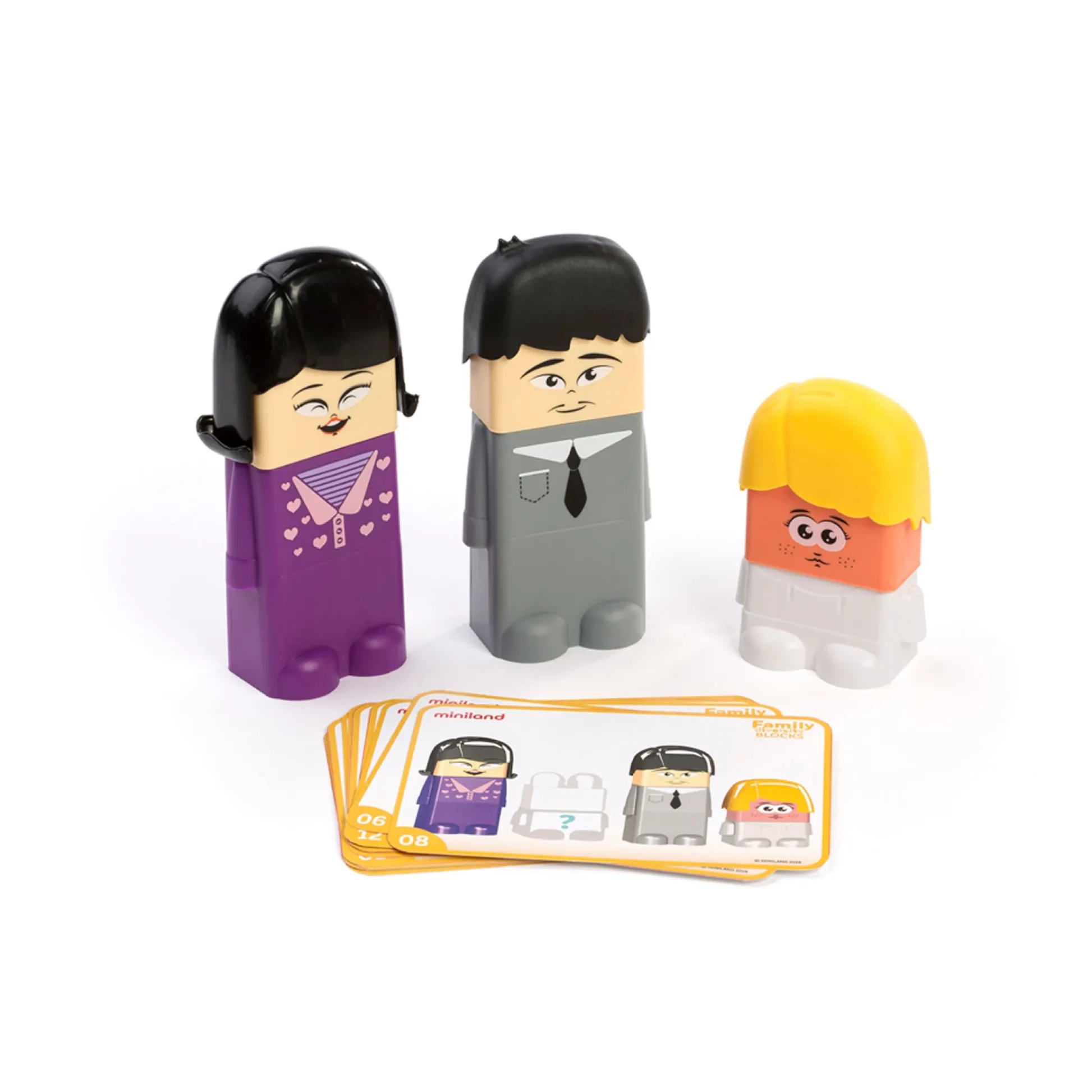 Educators Resource Miniland Educational Family Diversity Blocks - Social Emotional Learning Toy* Preschool Education Toys & Activities|Social & Emotional Skills