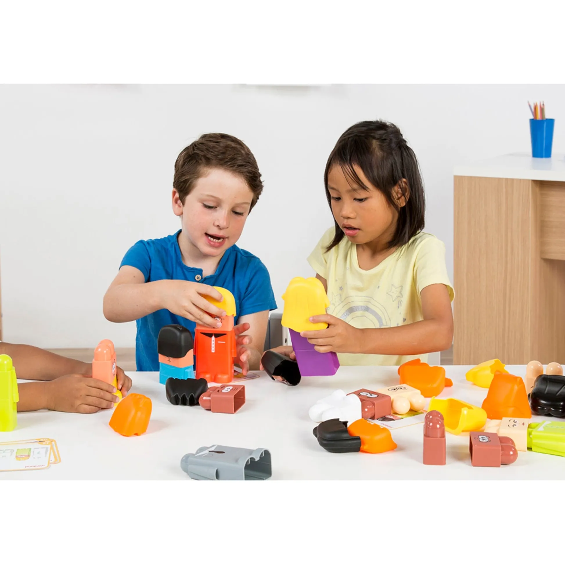 Educators Resource Miniland Educational Family Diversity Blocks - Social Emotional Learning Toy* Preschool Education Toys & Activities|Social & Emotional Skills