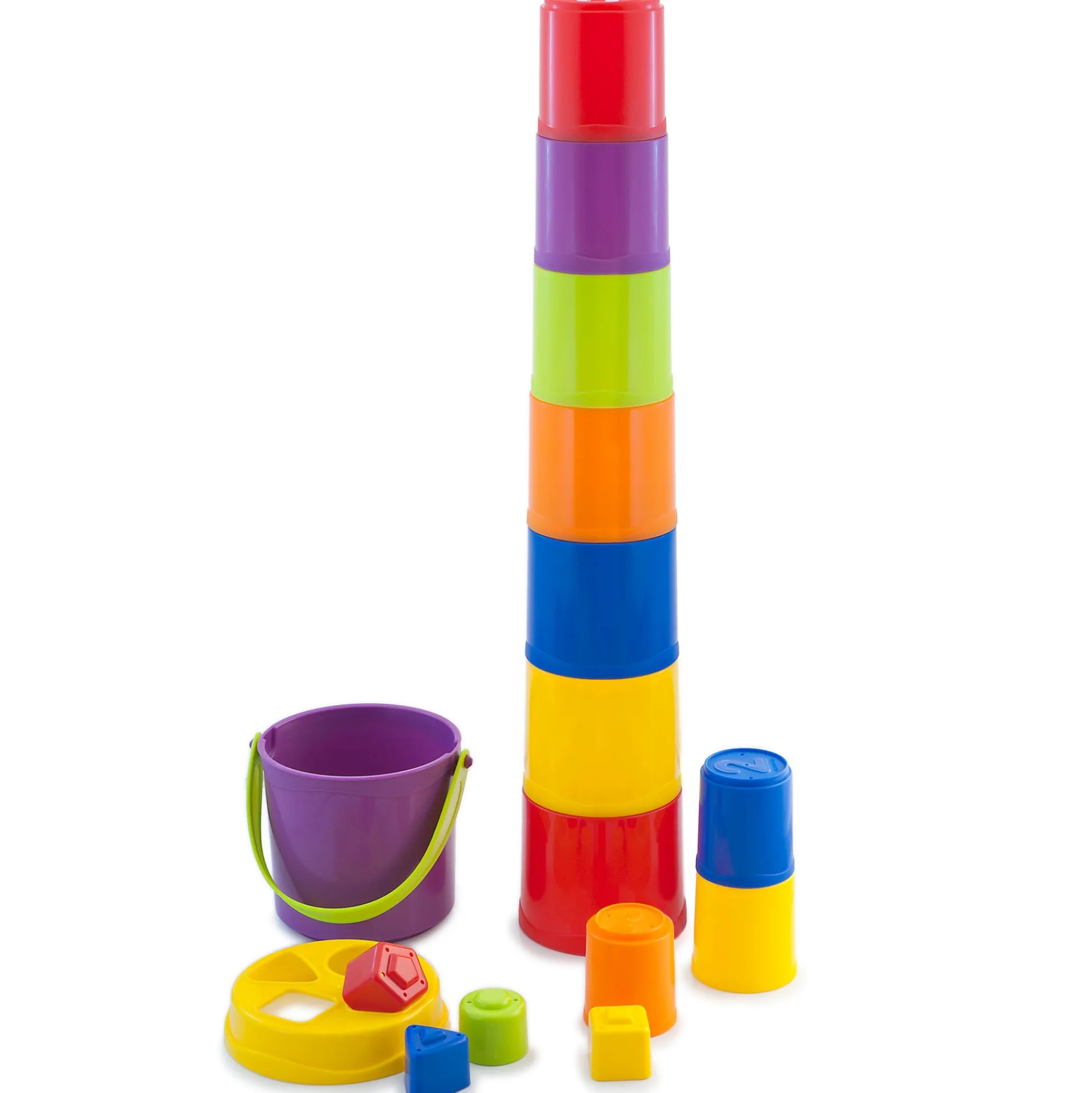Educators Resource Miniland Educational Giantte Stacking and Nesting Game - 16 Pieces* Blocks, Sorting & Stacking Toys