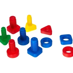 Educators Resource Miniland Educational Nuts & Bolts School Activity Set - 24-Piece Learning Playset* Preschool Education Toys & Activities