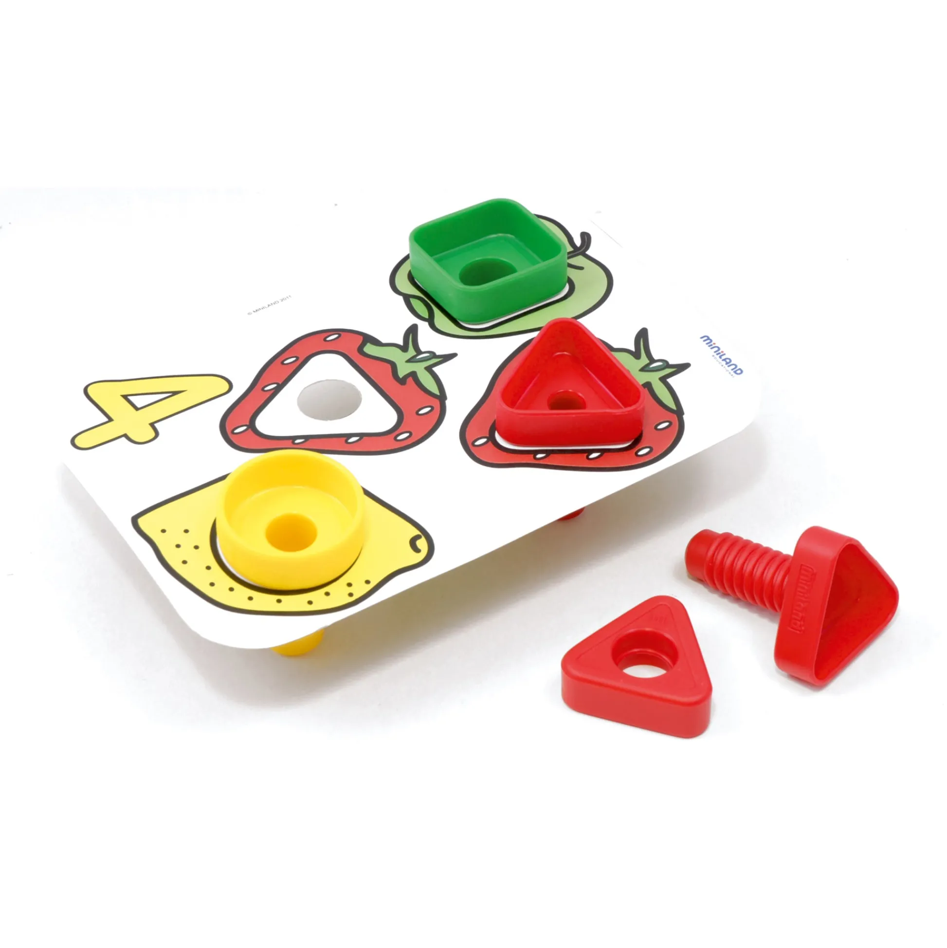 Educators Resource Miniland Educational Nuts & Bolts Activity Set - Colorful Learning Toy - 88 Pieces* Preschool Education Toys & Activities