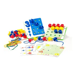 Educators Resource Miniland Educational Peg Activity Stacking Set - Basic Math Skills Enhancer* Preschool Education Toys & Activities