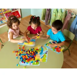 Educators Resource Miniland Educational Pegs & Patterns Set - Bright Colors - 90 Pieces* Preschool Education Toys & Activities