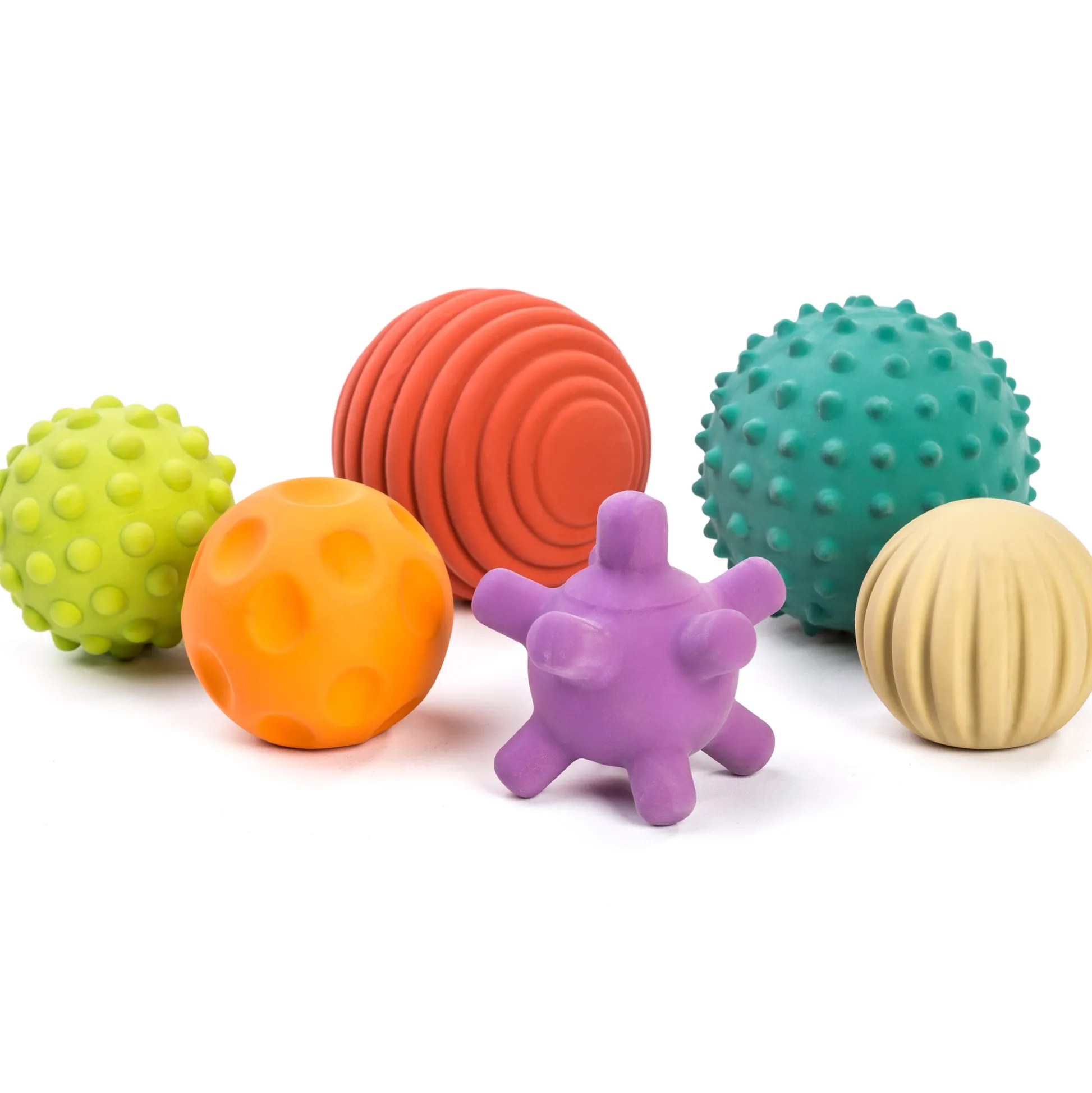 Educators Resource Miniland Educational Sensory Balls - Set of 6 - Multicolor Textured* Developmental Toys