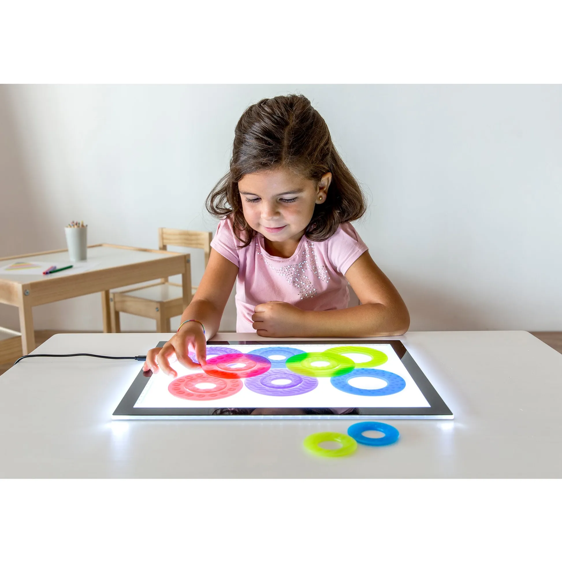Educators Resource Miniland Educational Translucent Math Color Rings - Interactive Learning Toy* Preschool Education Toys & Activities