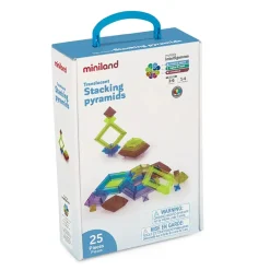 Educators Resource Miniland Educational Translucent Stacking Pyramids - STEM Learning Toy* Preschool Education Toys & Activities