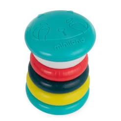 Educators Resource Miniland Feel to Learn: Stack & Roll Rings – Eco-Friendly Toy* Blocks, Sorting & Stacking Toys