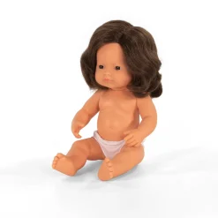 Educators Resource Miniland 15-inch Playmate Doll - Brunette in Underwear* Baby Dolls|Stuffed Animals & Plush Toys