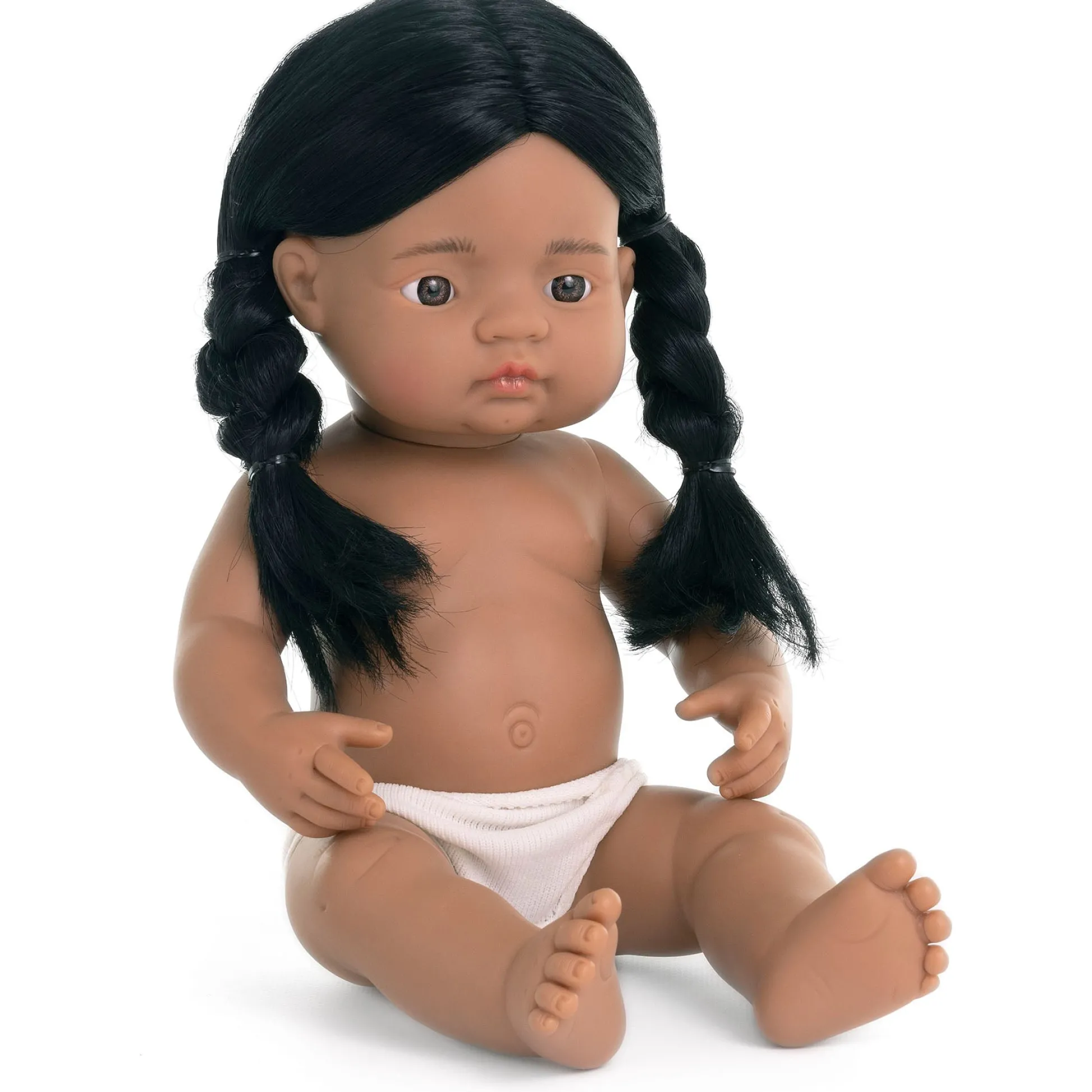Educators Resource Miniland 15-inch Soft Vinyl Baby Doll - Brunette* Baby Dolls|Stuffed Animals & Plush Toys