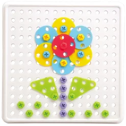 Educators Resource Miniland Mosaic Art Set - Creative Building for Kids - 180 Pieces* Preschool Building Sets & Blocks|Preschool Education Toys & Activities