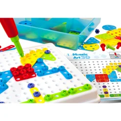 Educators Resource Miniland Mosaic Art Set - Creative Building for Kids - 180 Pieces* Preschool Building Sets & Blocks|Preschool Education Toys & Activities