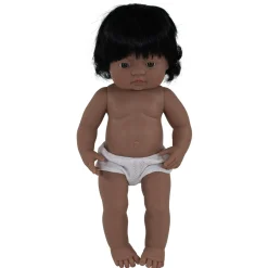 Educators Resource Miniland Playful Pal 15 inch - Brunette with Ponytail* Social & Emotional Skills|Baby Dolls
