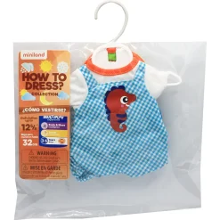 Educators Resource Miniland Warm Weather Jumper and Cap Outfit for 12-5/8” Dolls* Stuffed Animals & Plush Toys