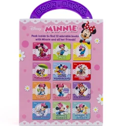 Educators Resource Minnie Mouse My First Library 12-Book Set by PI Kids*Kids Preschool Education Toys & Activities|Boxed Book Sets