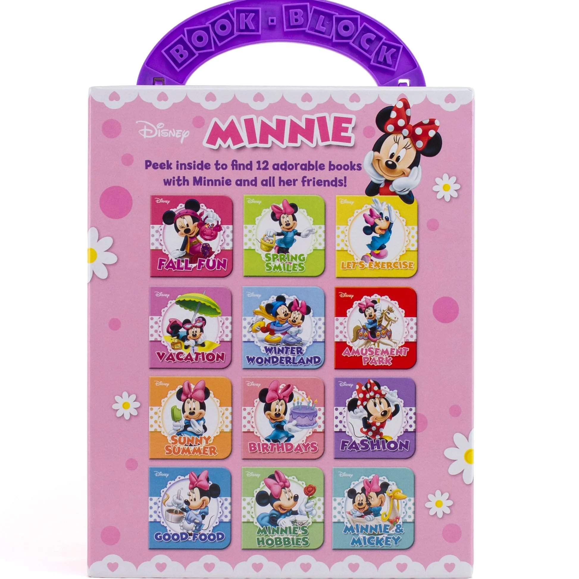 Educators Resource Minnie Mouse My First Library 12-Book Set by PI Kids*Kids Preschool Education Toys & Activities|Boxed Book Sets