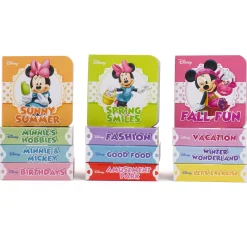 Educators Resource Minnie Mouse My First Library 12-Book Set by PI Kids*Kids Preschool Education Toys & Activities|Boxed Book Sets