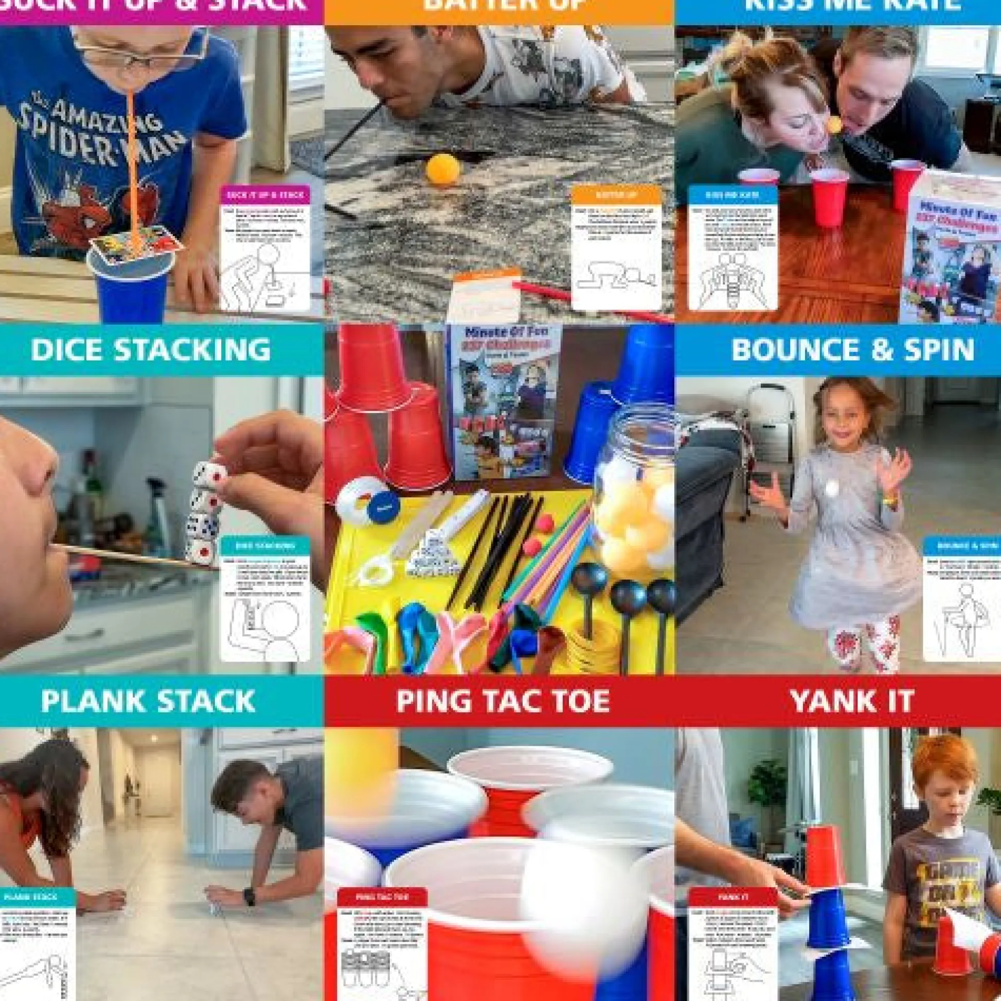 Calendar Holdings, LLC Minute of Fun URBANT - 237 Whirlwind Challenges Game* Family & Entertainments Games