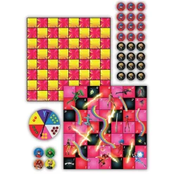 The Distribution Solutions Miraculous Ladybug 2-in-1 Board Game Set* Role-Playing Games|Board Games