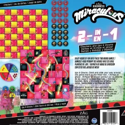 The Distribution Solutions Miraculous Ladybug 2-in-1 Board Game Set* Role-Playing Games|Board Games