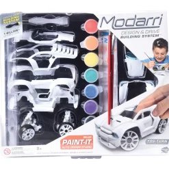 Flat River Group Modarri Deluxe Paint It Auto Design Studio - Creative Car Customization Kit for Kids* Drawing, Color & Painting
