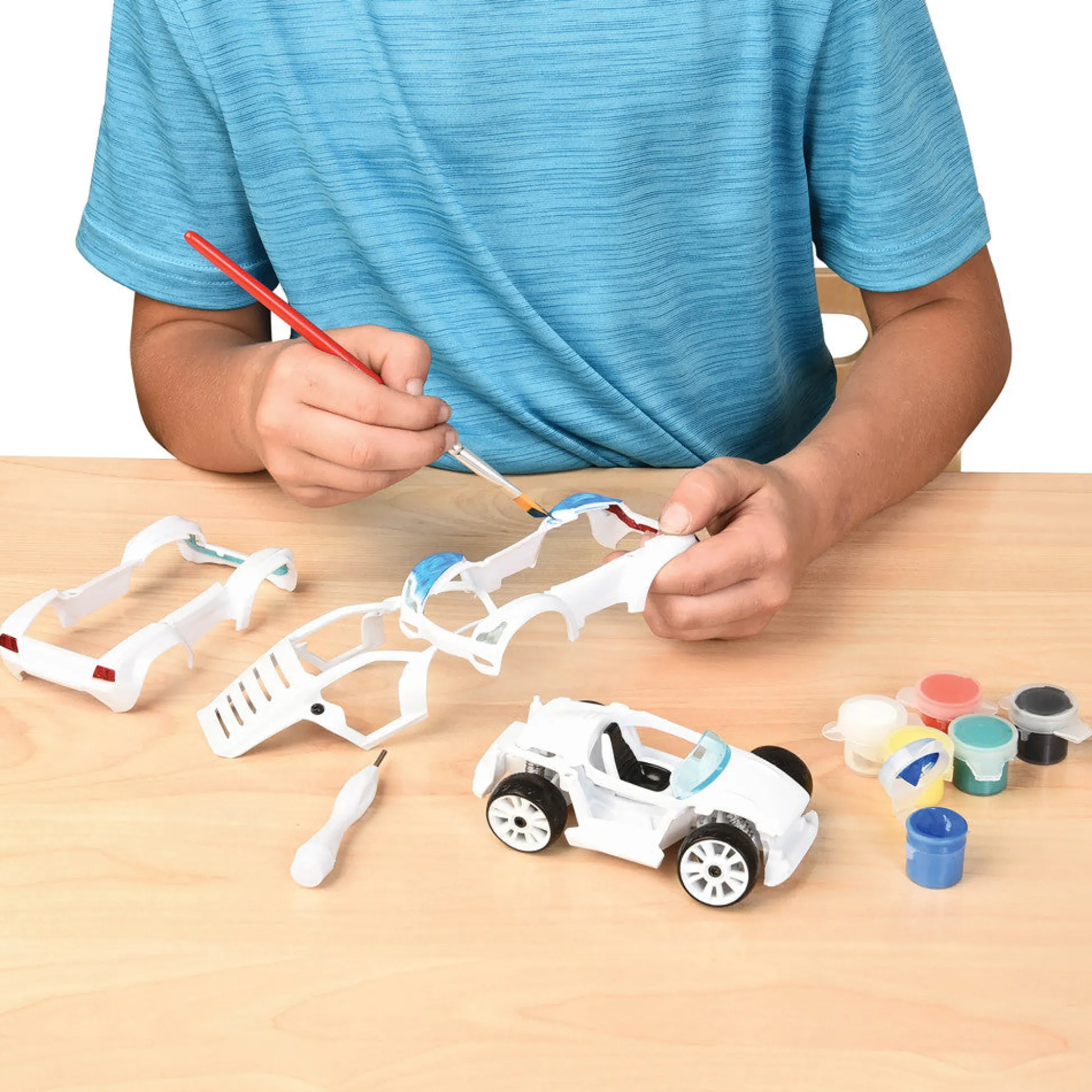 Flat River Group Modarri Deluxe Paint It Auto Design Studio - Creative Car Customization Kit for Kids* Drawing, Color & Painting