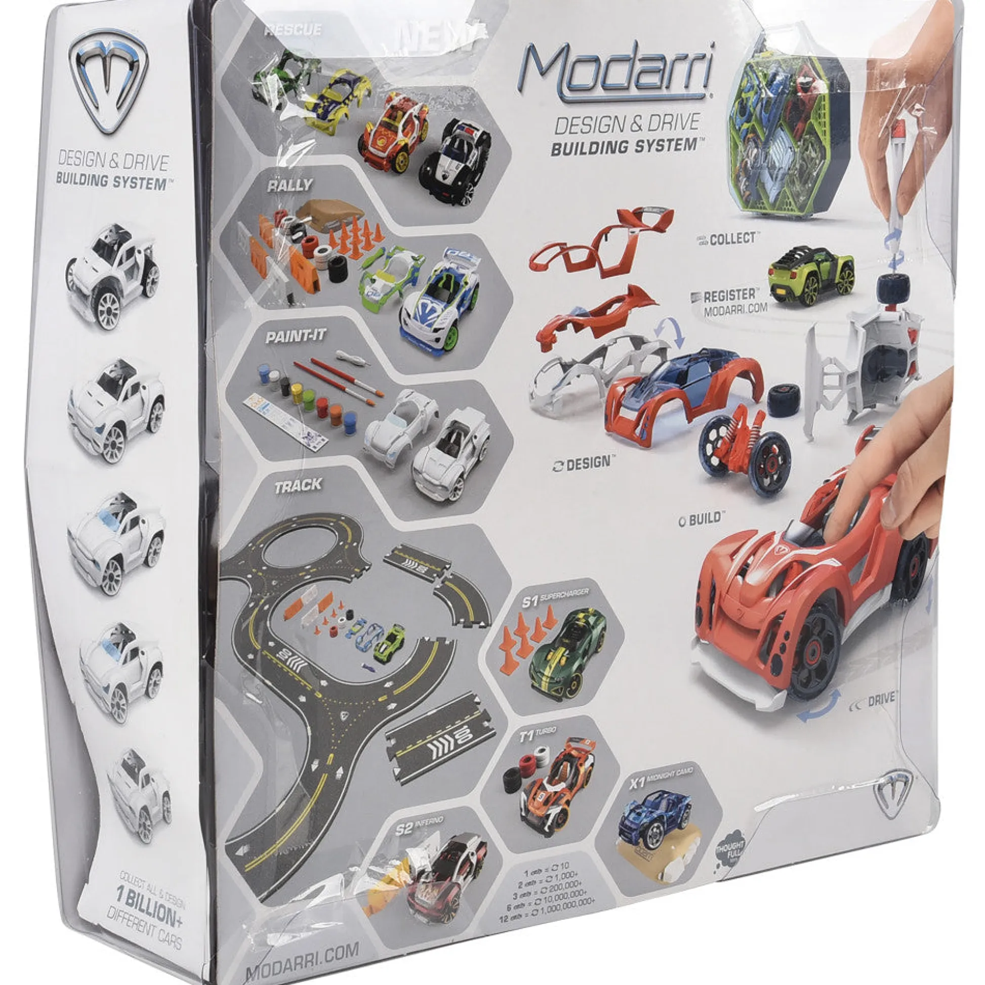Flat River Group Modarri Deluxe Paint It Auto Design Studio - Creative Car Customization Kit for Kids* Drawing, Color & Painting