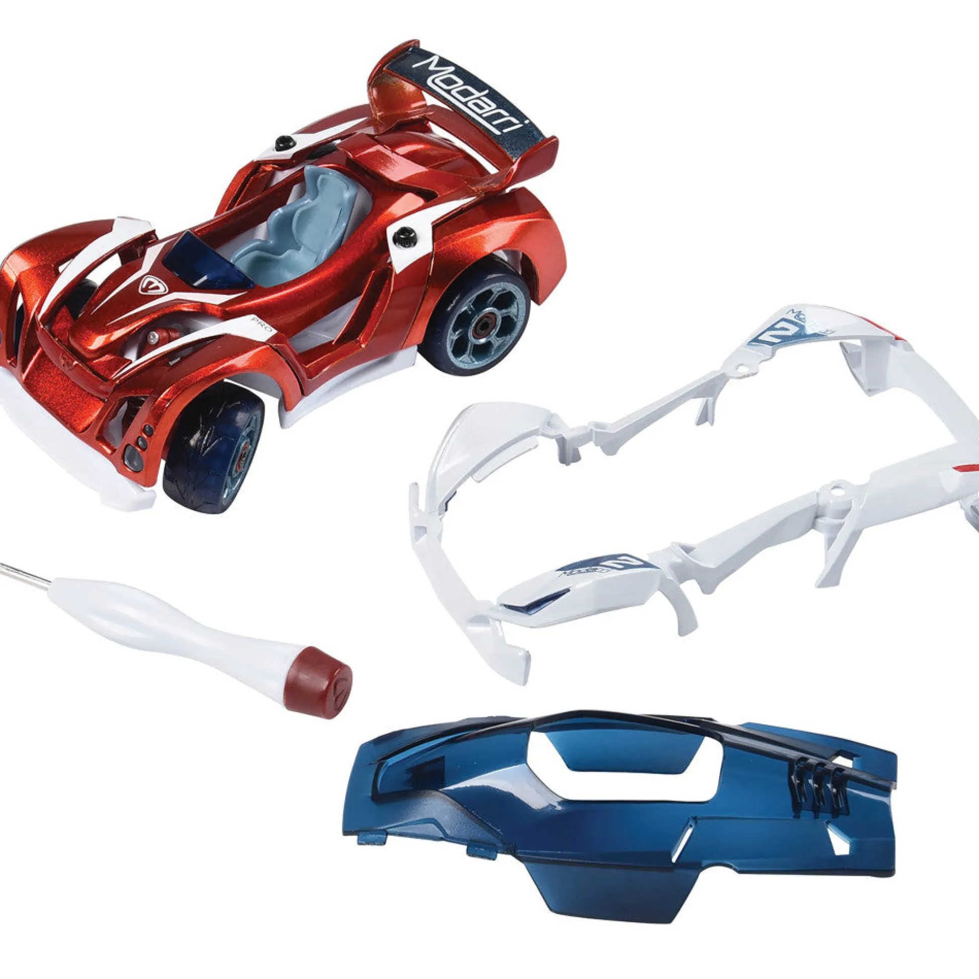 Flat River Group Modarri T1 Track Car - Ultimate DIY Design and Racing Experience, Ages 6+* Playsets & Racetracks
