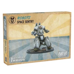 Flat River Group Modiphius Entertainment Fallout: Wasteland Warfare 32mm Space Sentry Robot Figure* Action Figures