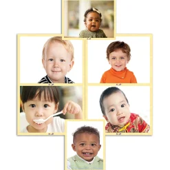Educators Resource Mojo Diverse Faces 6-Pack Wooden Puzzles* Puzzles|Social & Emotional Skills
