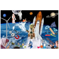 Educators Resource Mojo Science Discovery 48-Piece Jumbo Photographic Floor Puzzle* Puzzles