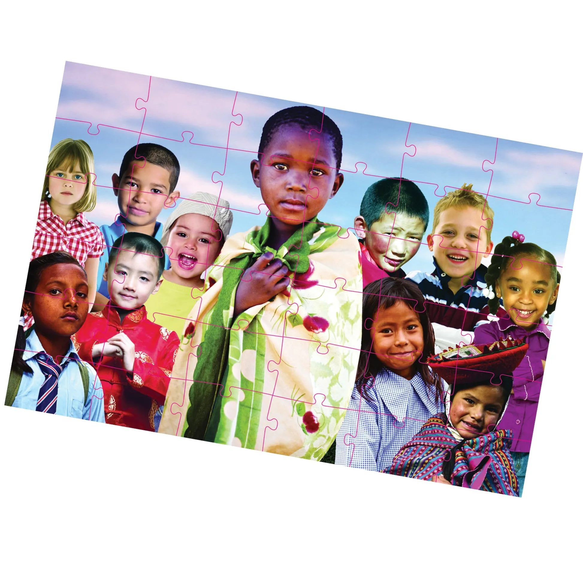 Educators Resource MOJO We Are the World 36-Piece Floor Puzzle* Puzzles|Social & Emotional Skills