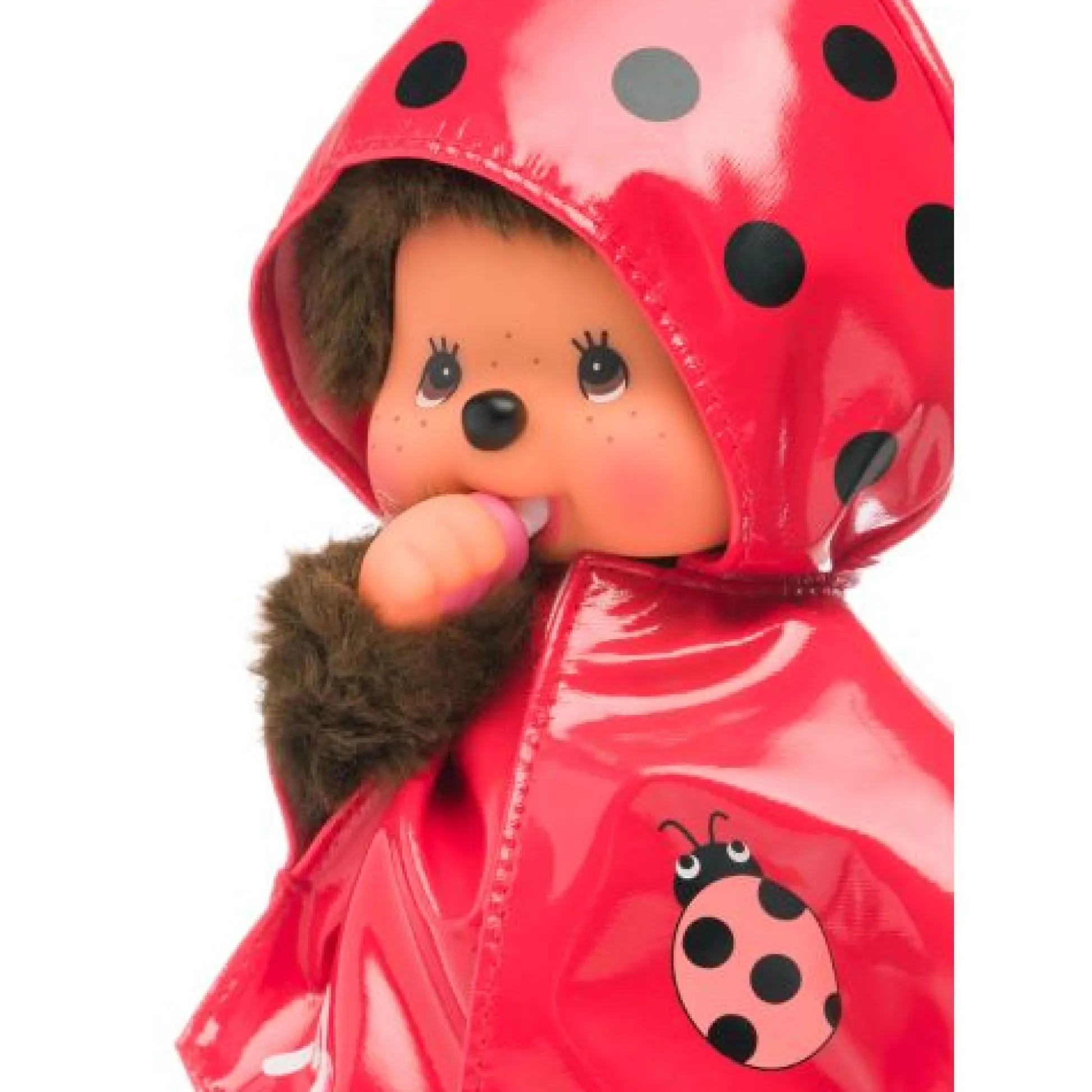 Calendar Holdings, LLC Monchhichi Ladybug Raincoat Plush Doll* Stuffed Animals|Stuffed Animals & Plush Toys