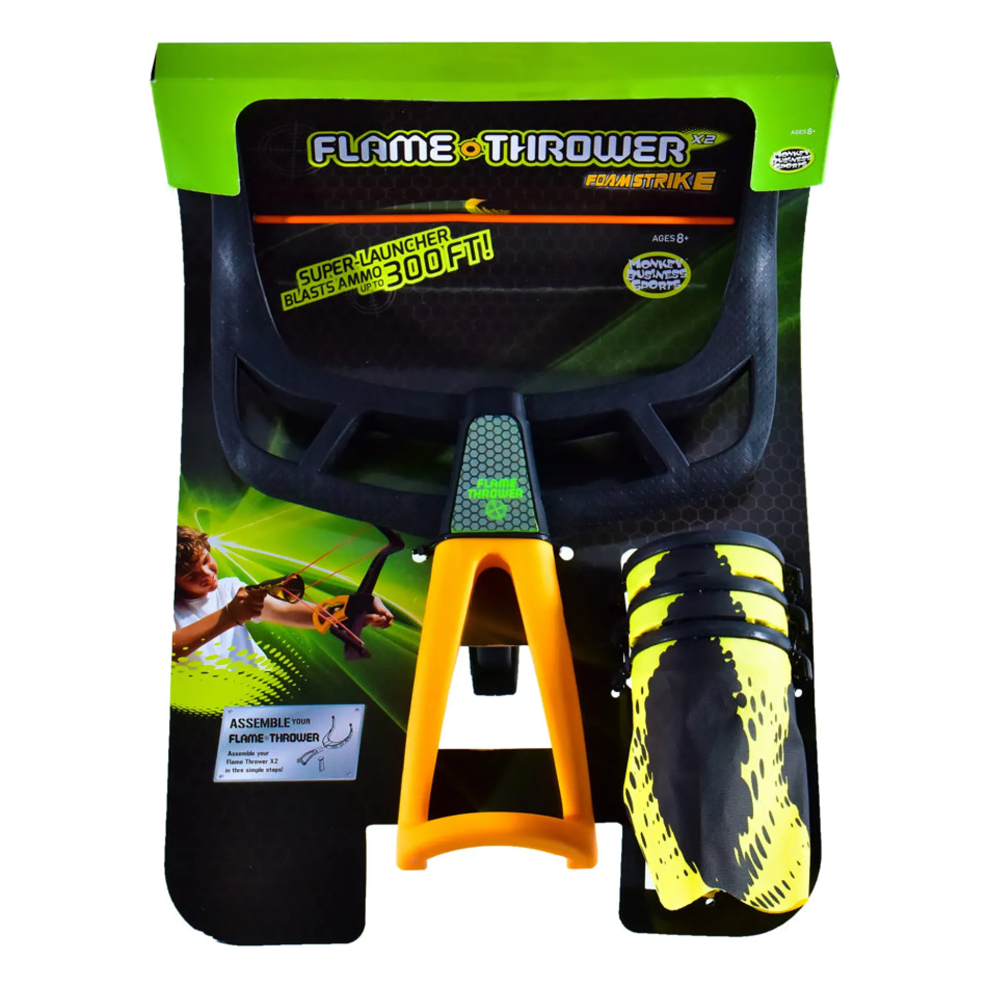 AreYouGame Monkey Business Sports FoamStrike Flame Thrower X2 - Turbine Blaster* Nerf & Toy Blasters|Nerf & Toy Blasters