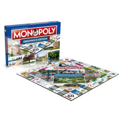Flat River Group Monopoly Greenwich Edition - The Fast-Dealing Property Trading Board Game* Board Games|Role-Playing Games