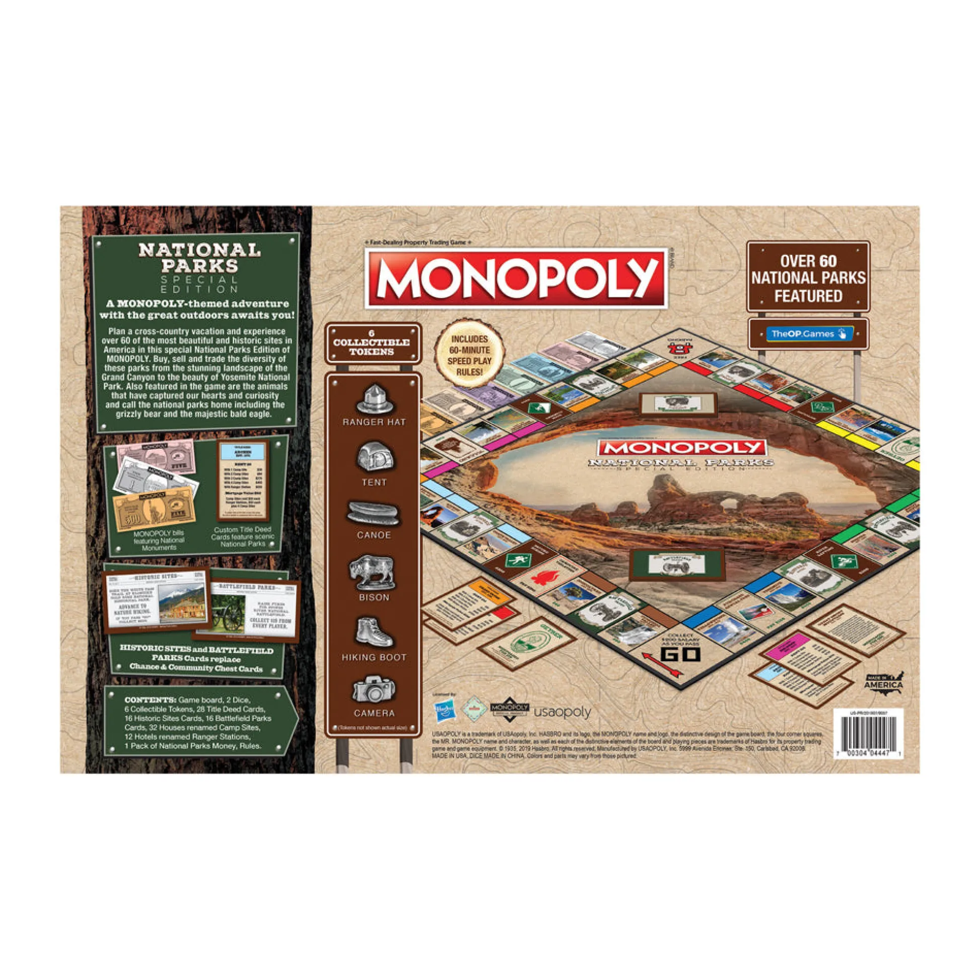 AreYouGame Monopoly National Parks Edition Board Game by USAopoly* Board Games|Role-Playing Games