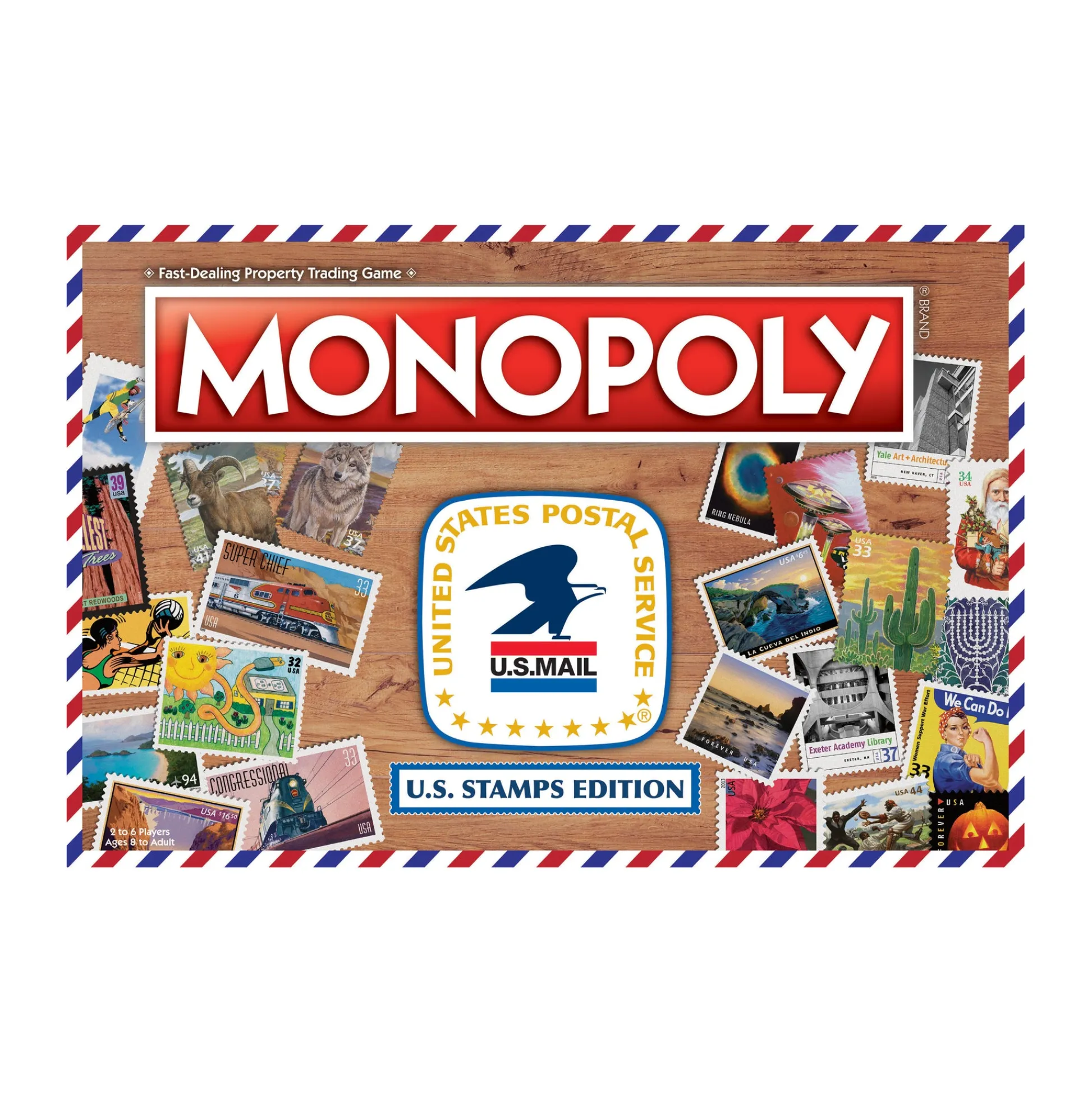 AreYouGame Monopoly U.S. Stamps Edition Collectible Board Game* Role-Playing Games|Board Games