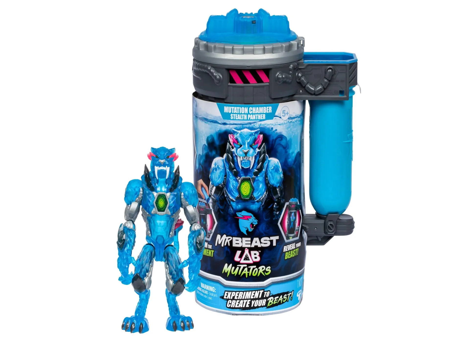Macy's - Supplier Mr Beast Lab Mutator Stealth Panther Interactive Action Figure* Action Figures