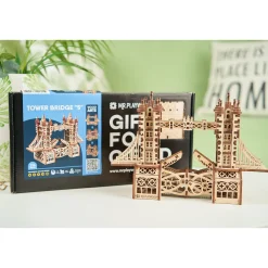 Educators Resource Mr.PLAYWOOD Tower Bridge S 3D Wooden STEM Puzzle* Puzzles