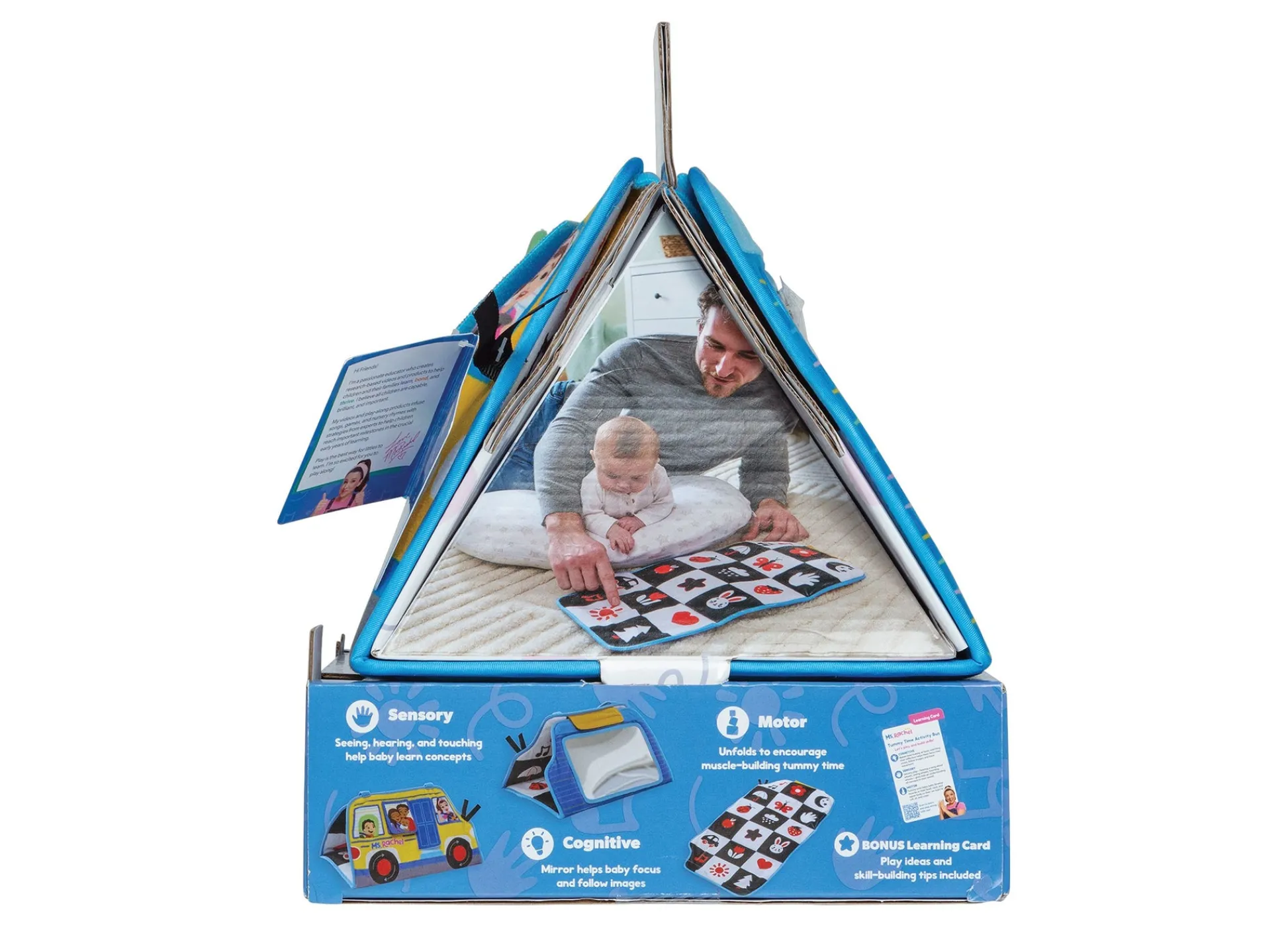 Macy's - Supplier Ms. Rachel Official Tummy Time Activity Bus - Interactive Playset* Preschool Pals|Developmental Toys