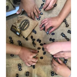 Flat River Group MukikiM Jabuka: Twist & Spell Wood Tile Word Game for All Ages* Dominoes & Tiles Games