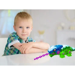 Flat River Group MukikiM Kool Kreepers RC-Rex - Color-Changing Dinosaur - Green & Blue* Preschool Education Toys & Activities